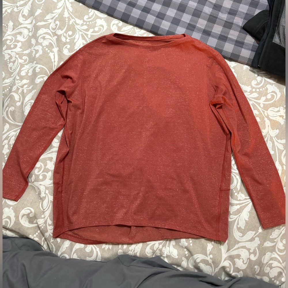 Lululemon Back in Action Long Sleeve Shirt *Spark sz 2